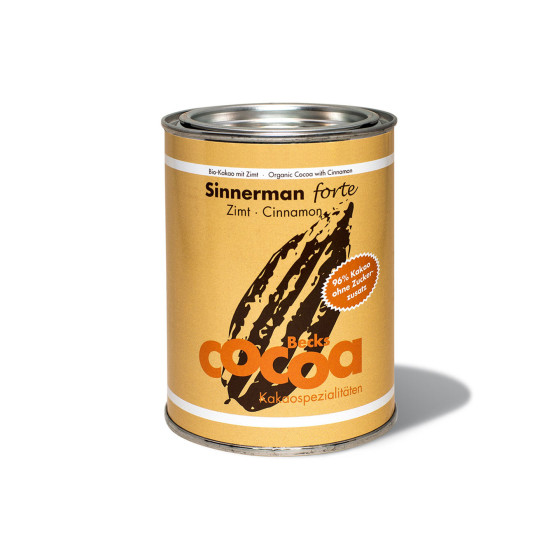 Ekologiczne kakao Becks Cacao Sinnerman forte z cynamonem, 250 g