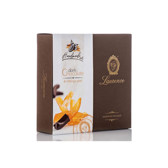 Cukierki czekoladowe z pomarańczową skórką Laurence Golden Orange Peel, 140 g