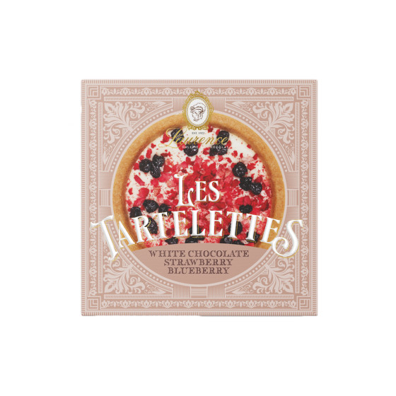 Tarta biszkoptowa z truskawkami i borówkami Laurence Les Tartelettes, 100 g