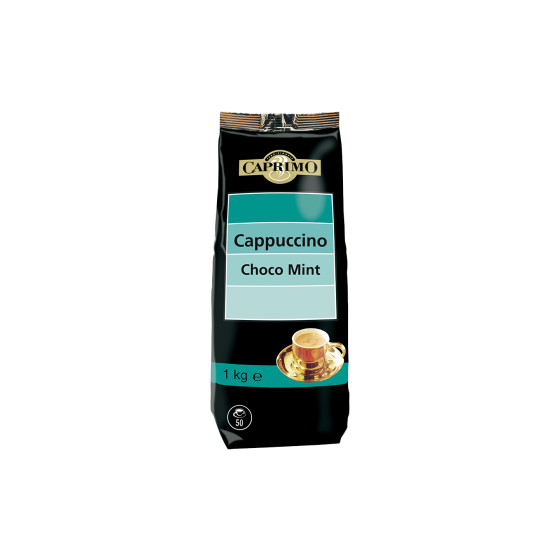 Napój instant na bazie kakao o smaku miętowym cappuccino Caprimo Cappuccino Choco Mint, 1 kg
