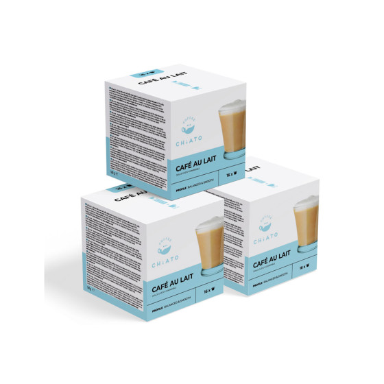 Kapsułki NESCAFÉ® Dolce Gusto® CHiATO Café au Lait, 3 x 16 szt.