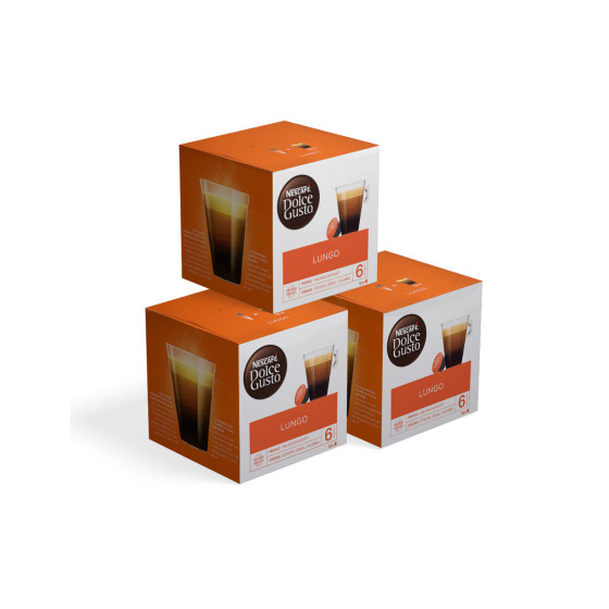 Kawa w kapsułkach NESCAFÉ® Dolce Gusto® Lungo, 3 x 16 szt.