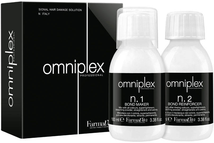 Zestaw do regeneracji włosów Farmavita Omniplex Compact Bond Maker No 1 100 ml + Reinforcer No 2 100 ml (8022033101600)