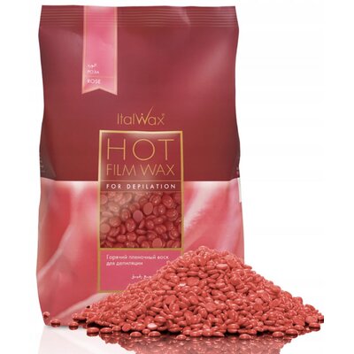 ITALWAX 1kg dropsy wosk depilacja ROSE RÓŻA