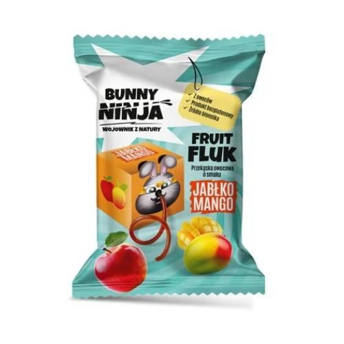 BUNNY NINJA Fruit Fluk Przekąska owocowa o smaku jabłko-mango, 15g - !!! WYSYŁKA W 24H !!!