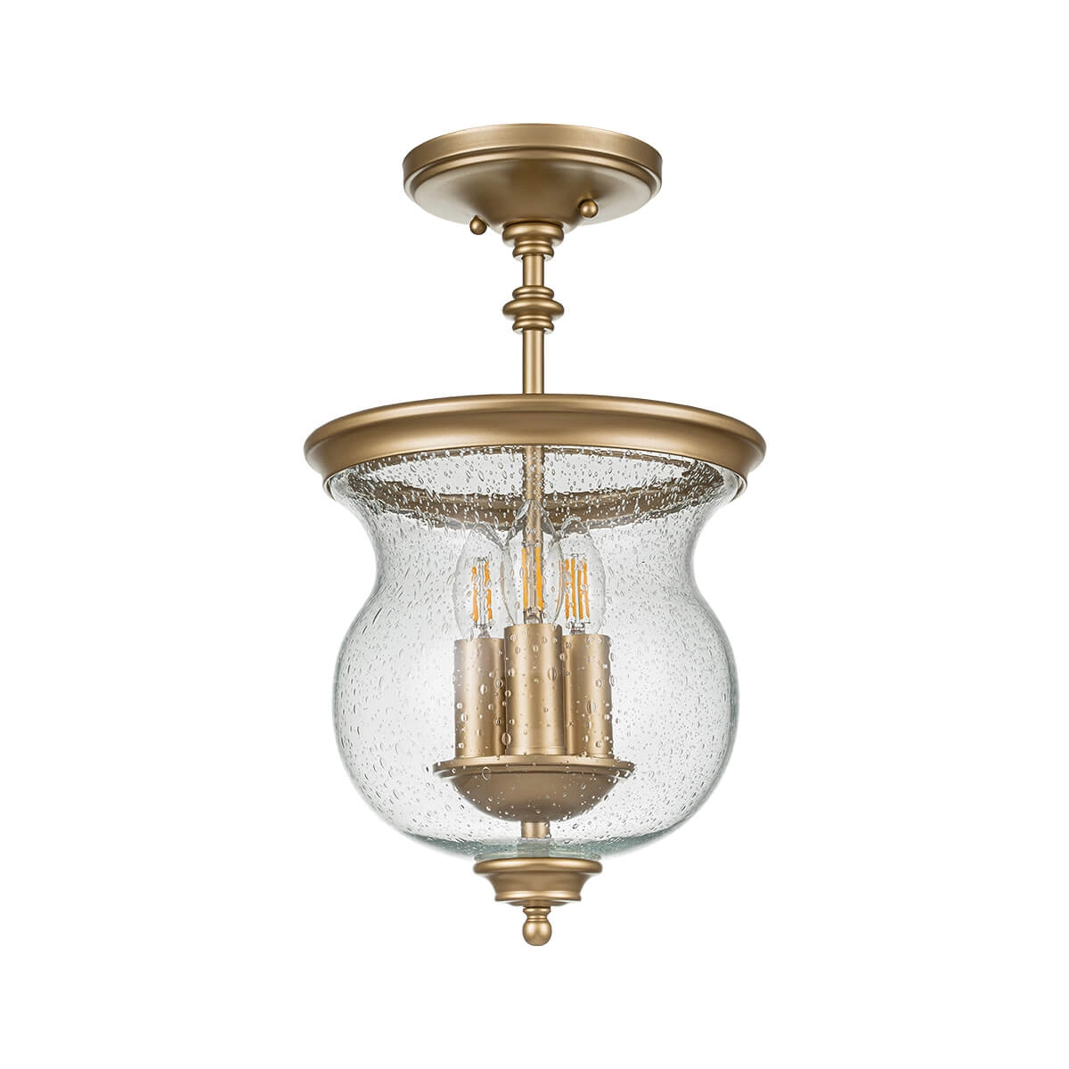 Nasufitowa lampa Pickering Lane FE-PICKERING-LANE-SF-PNBR Feiss mosiądz