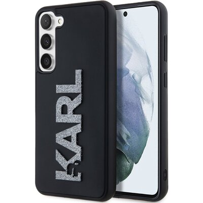 Karl Lagerfeld KLHCS23M3DMBKCK S23+ S916 czarny/black hardcase 3D Rubber Glitter Logo