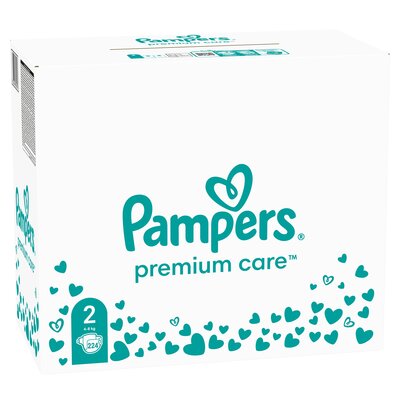 Pampers Pieluchy Premium Care 4-8kg, rozmiar 2-MINI, 224szt