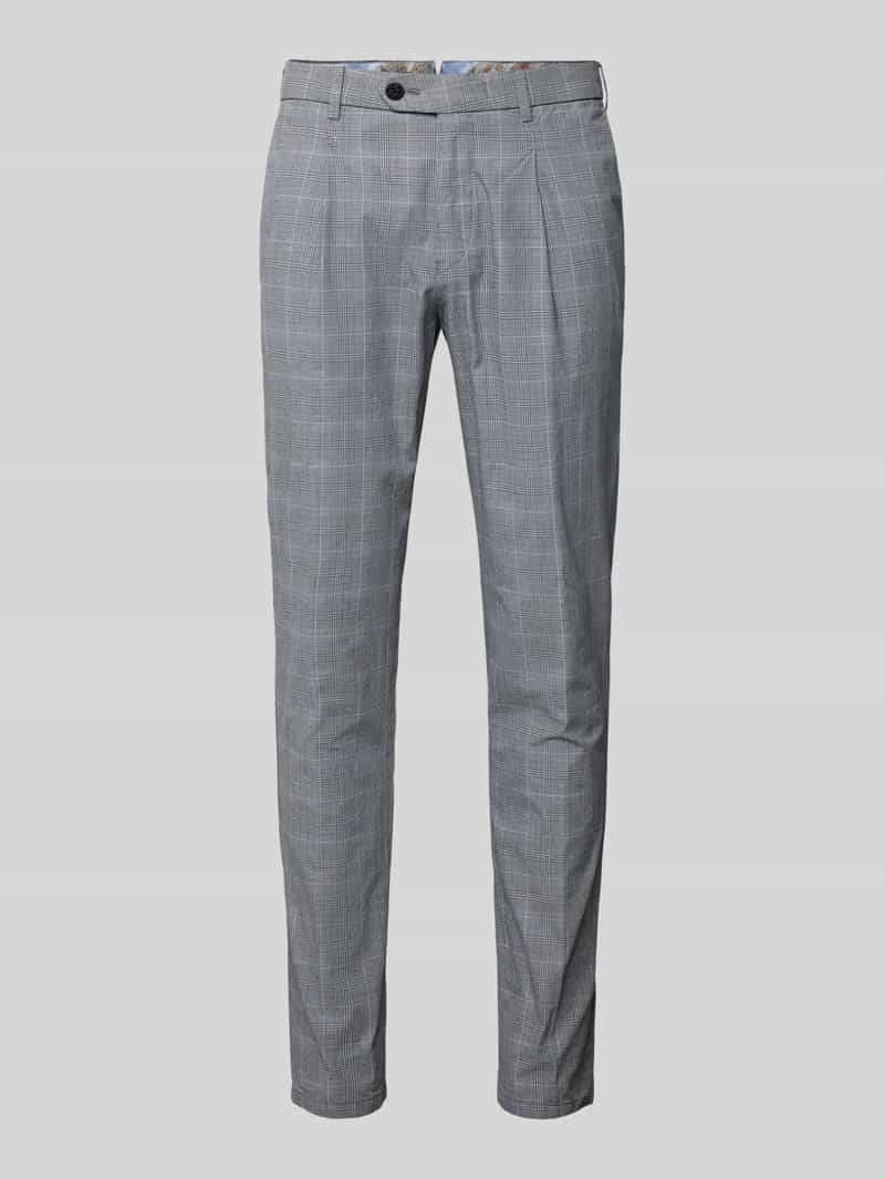 Spodnie ze wzorem w kratę glencheck modelu ‘LEO’