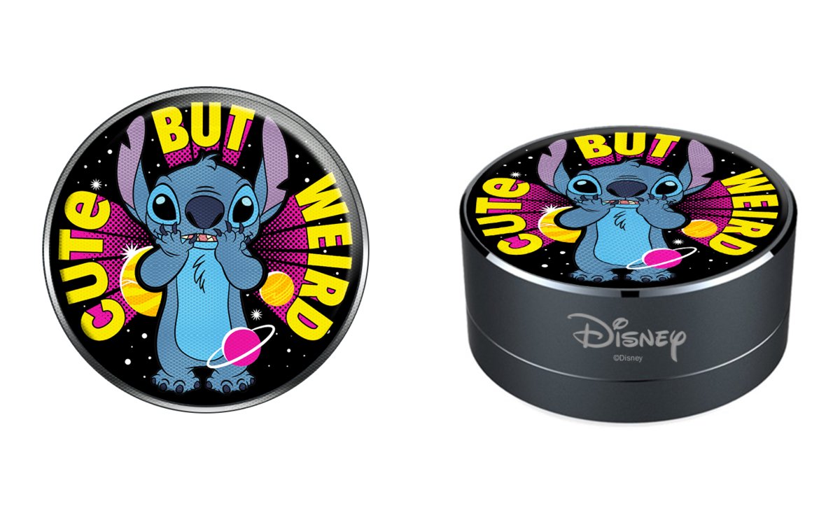 ERT Group Głośnik bezprzewodowy 3W Disney wzór: Stich 012 Czarny