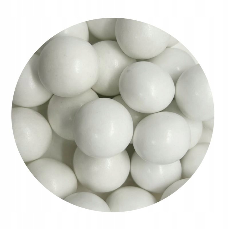 KULE ZBOŻOWE CZEKOLADOWE W LUKROWEJ POLEWIE białe 10szt