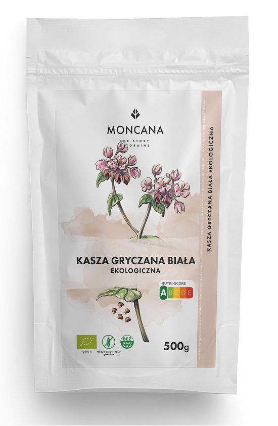 Moncana Kasza gryczana biała ekologiczna 500 g