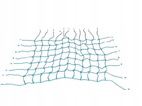 C&W SIATKA WSPINACZKA 200x300cm PLAC ZABAW NIEBIESKA ŁĄCZNIKI LIN S-HOOK