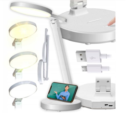 Lampka na biurko biurkowa LED nocna dla dzieci szkolna dotyk jasna 3 BARWY BL-1212