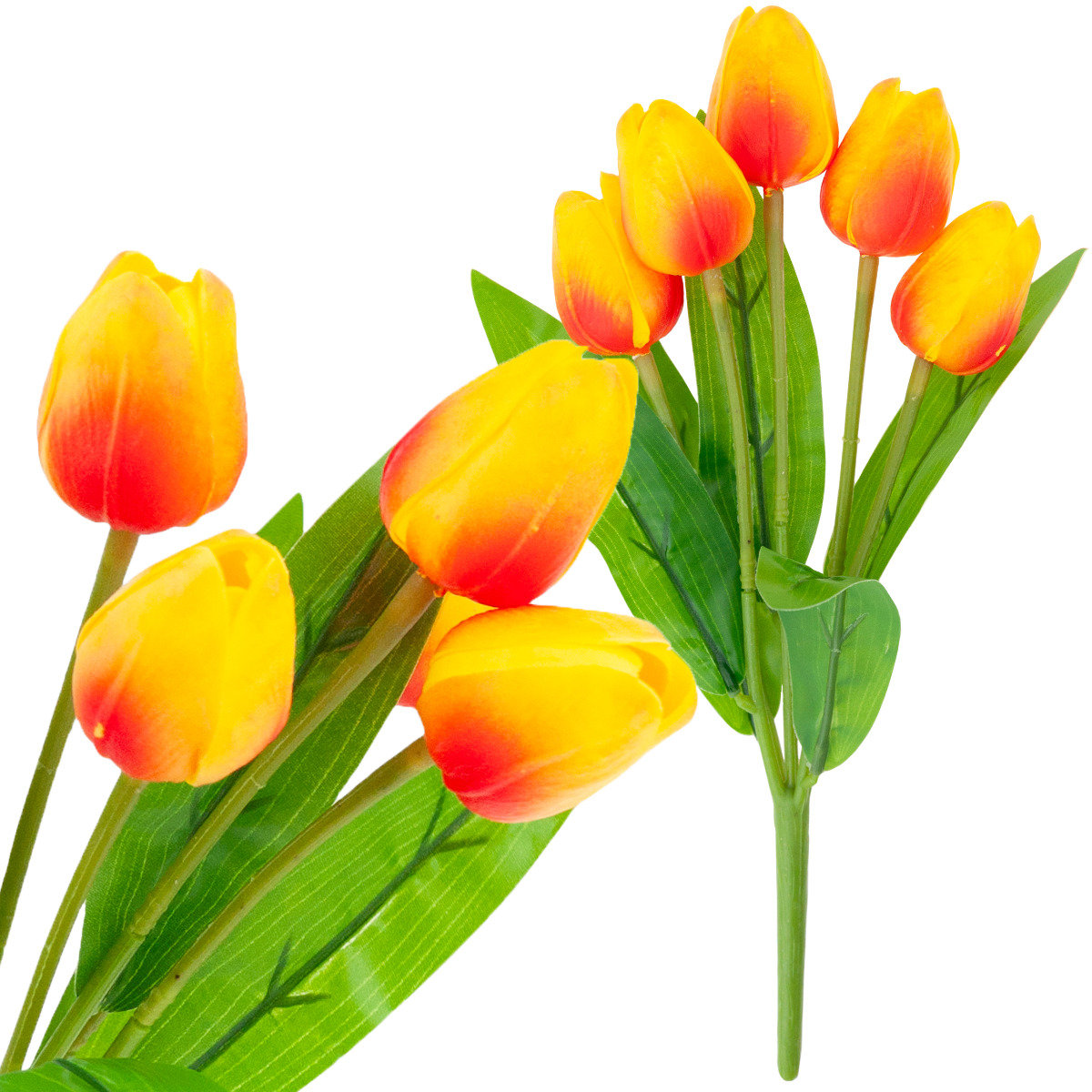 TULIPAN BUKIET TULIPANÓW X5 SZTUCZNE KWIATY TULIPANY W BUKIECIE PIANKOWE