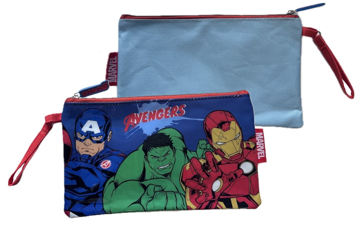 Piórnik Saszetka Kosmetyczka Avengers Marvel Hulk Iron Duży