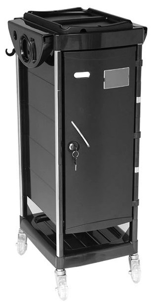 Pomocnik fryzjerski wózek stolik na kółkach do farbowania W-X092 do salonu kosmetycznego szafka z szufladami