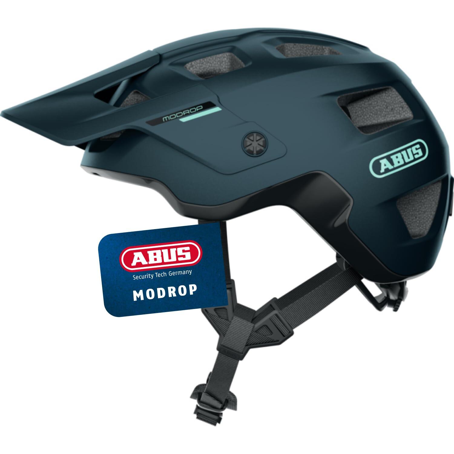 Abus MoDrop Helmet, niebieski S | 51-55cm 2022 Kaski MTB 64861