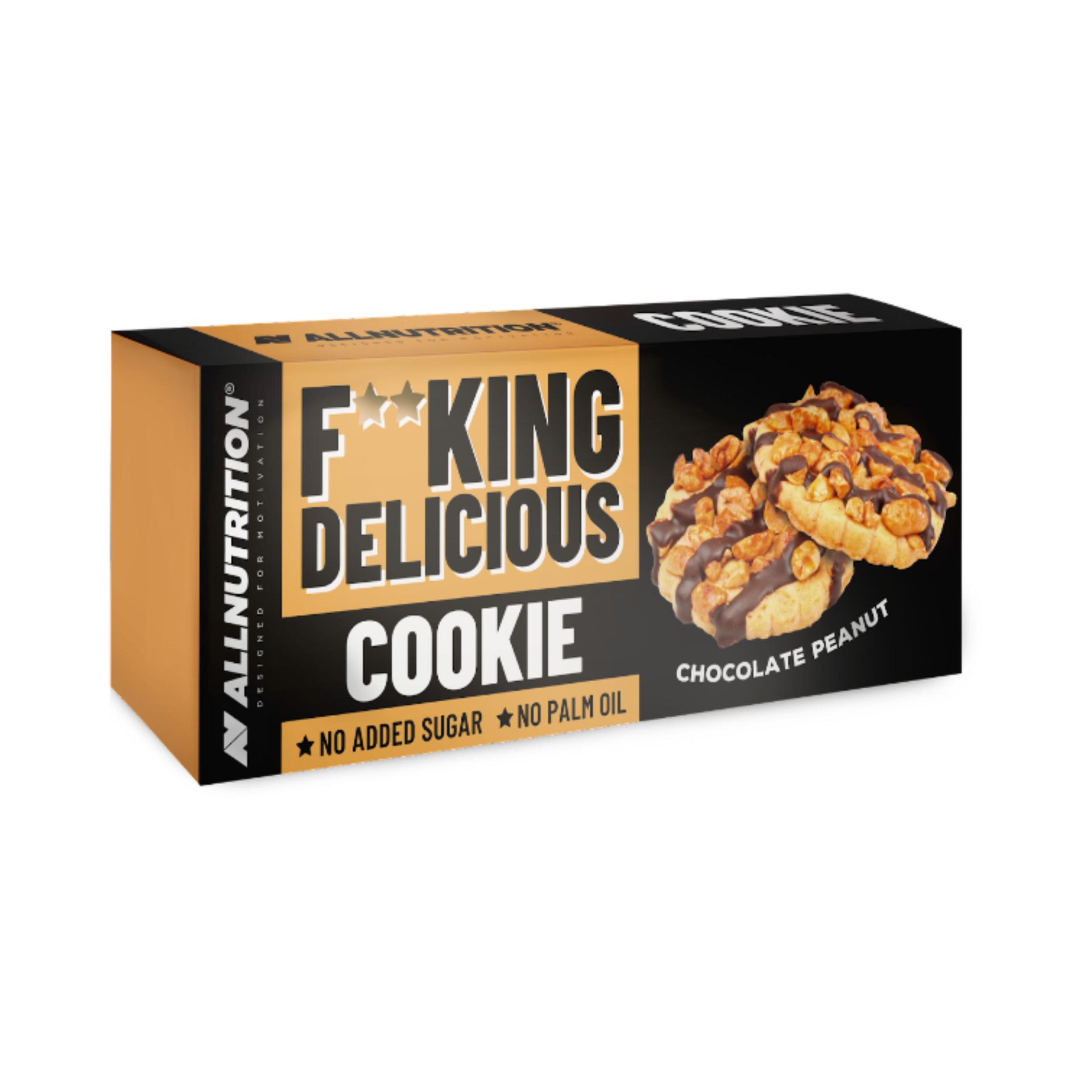 Allnutrition Ciasteczka kakaowe z orzeszkami arachidowymi F**king Delicious 150 g