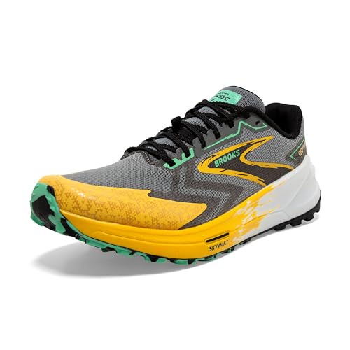 BROOKS Catamount 3, Męskie trampki, 46 EU, Lemon Chrome Sedona Sage, 46 EU