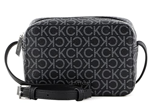 Calvin Klein Damska torba na ramię Ck Must Camera Bag Mono mała, czarna (czarna mono), jeden rozmiar, Czarny (Black Mono), Taglia unica