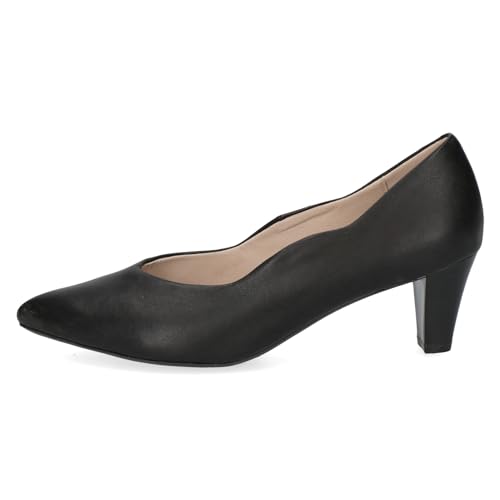 CAPRICE Damskie czółenka 9-22400-42, Czarna papka, 37 eu