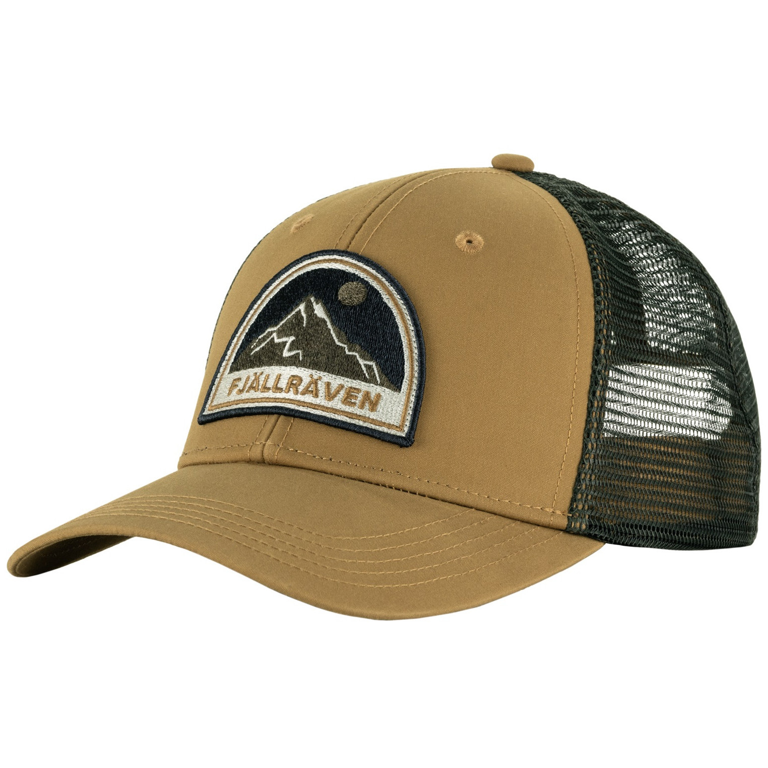 Bejsbolówka Fjällräven Badge Långtradarkeps Rozmiar: S-M / Kolor: jasnobrązowy