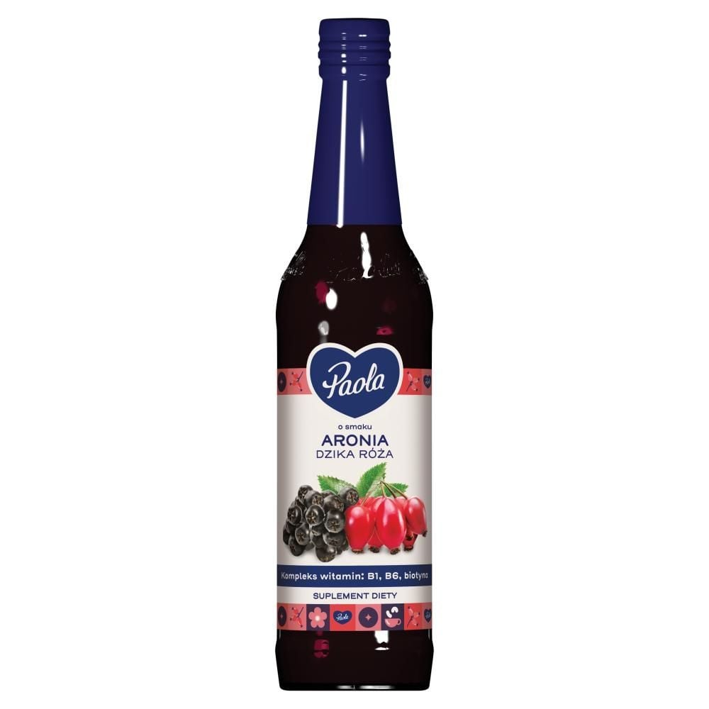 Paola Suplement diety o smaku aronia dzika róża 430 ml