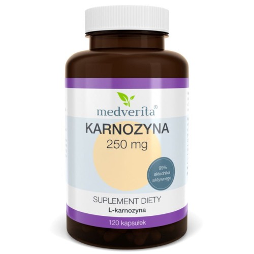 MEDVERITA Medverita Karnozyna 250 mg 120 k aminokwas MV192