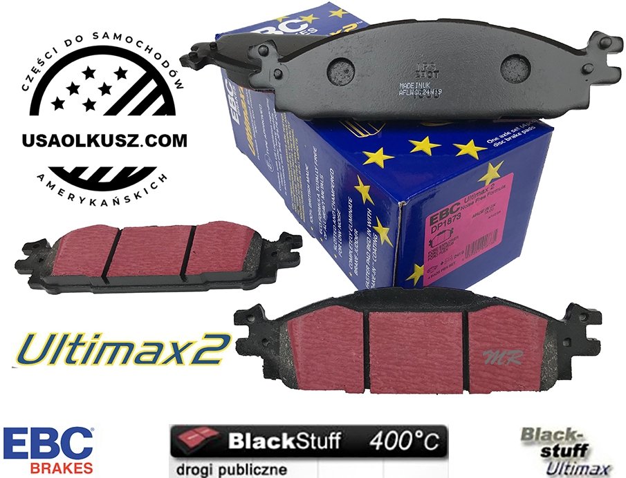 Klocki hamulcowe przednie EBC Ultimax2 Ford Flex 2009-2019