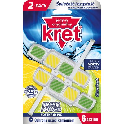 Kret Kostka toaletowa CitrusFresh Power 40g