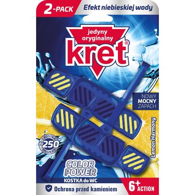 Kret Zawieszka Do Wc Barwiąca Wodę Lemon Harmony