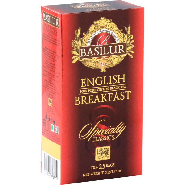 BASILUR BASILUR Herbata English Breakfast w saszetkach 25x2g WIKR-1053025