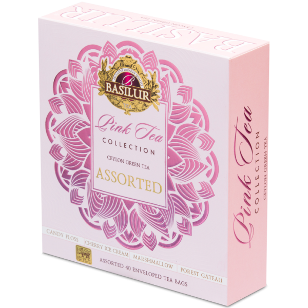 Zestaw herbat PINK TEA saszetki - 40 x 1,5 g