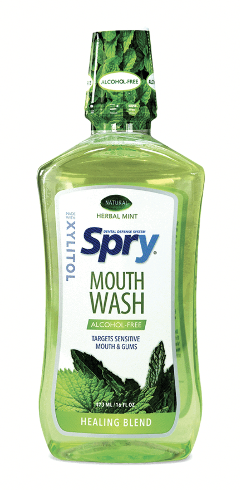 Spry Mouthwash - ziołowy płyn do płukania jamy ustnej, 473 ml
