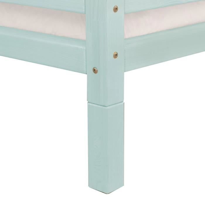 4 nogi łóżka 20 cm STOPA jasnoniebieska