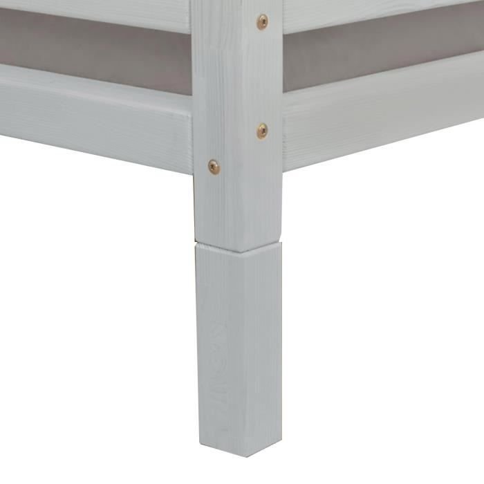 6 nóżek łóżka 20 cm STOPA jasnoszara