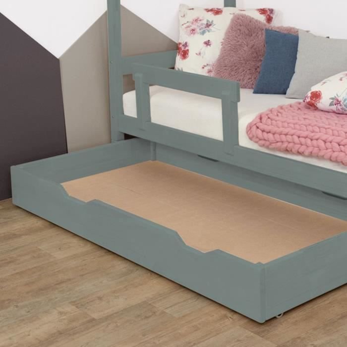 Szuflada łóżka 120 x 200 BUDDY - szałwia