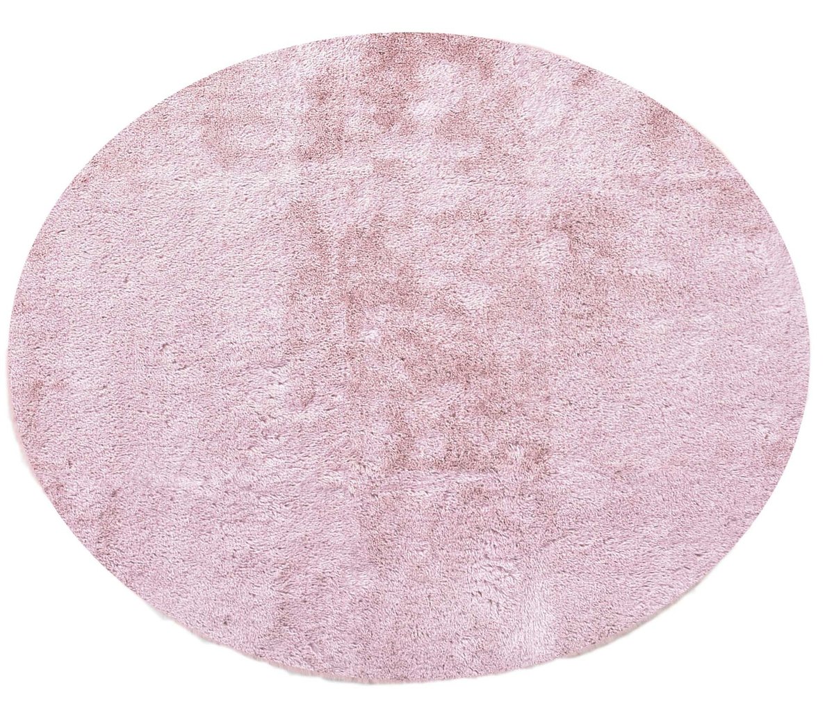 Dywan Okrągły Bella Rabbit Futerko Różowy 80cm