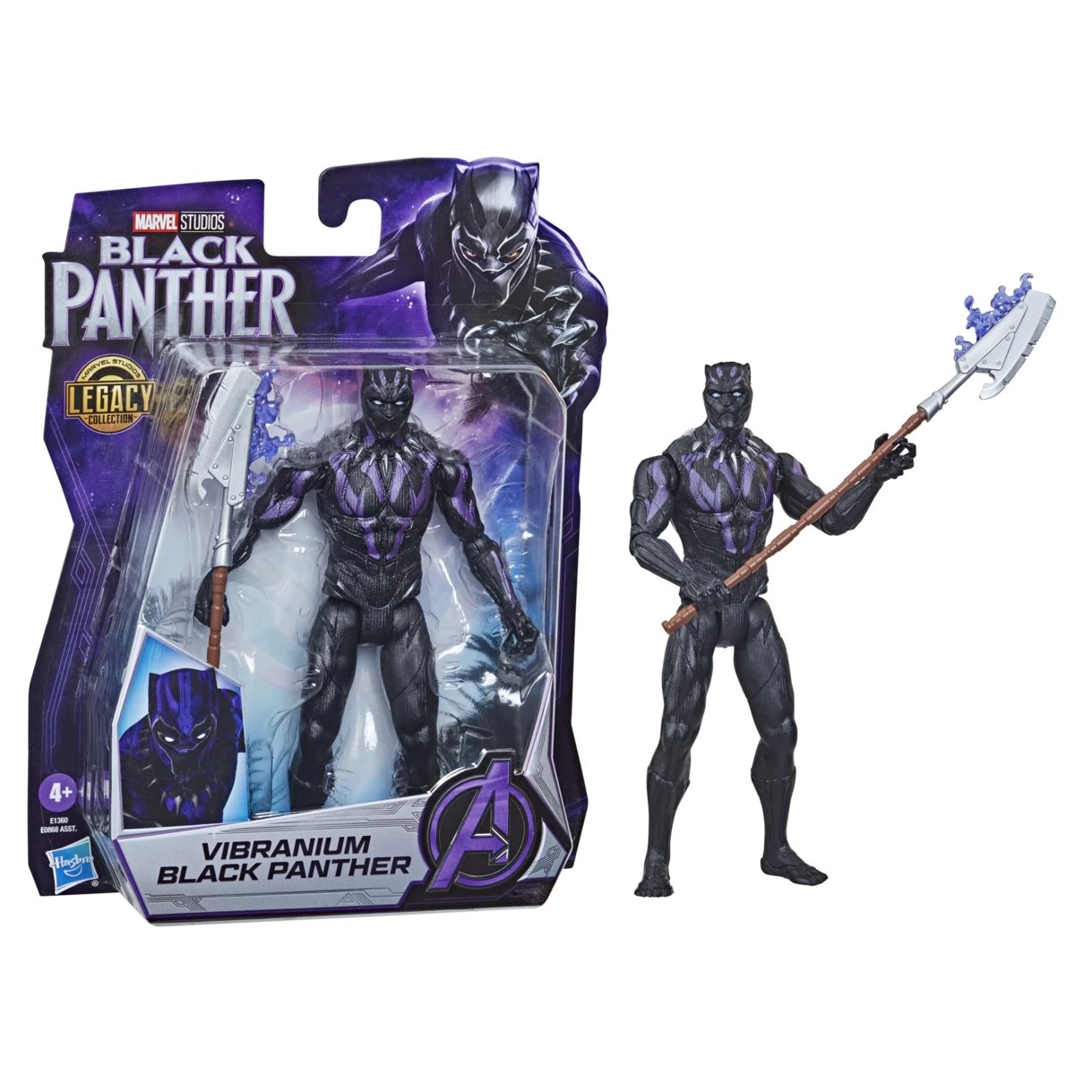 Marvel Black Panther Figurka Vibranium Czarna Pantera E1360