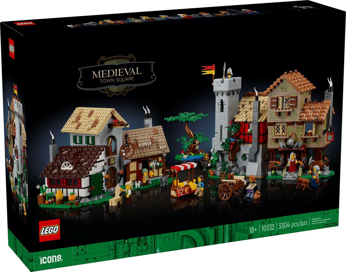 LEGO ICONS 10332 Średniowieczny plac miejski