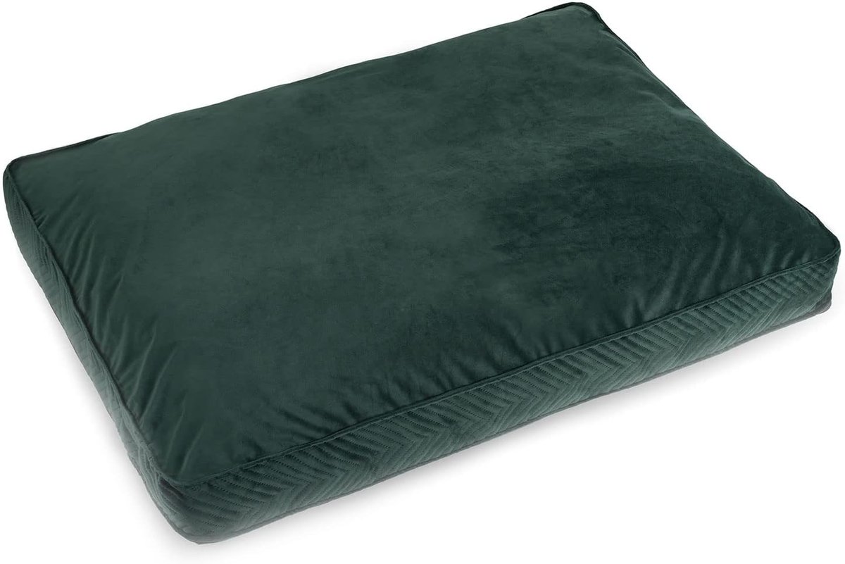 Legowisko dla psa kota Mata dla Psa Materac Łóżko Zielone Velvet XL