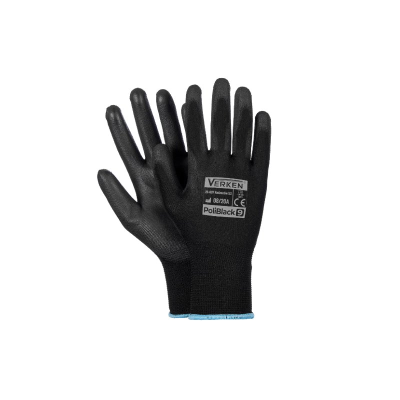 Rękawice robocze PoliBlack 9/L