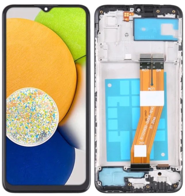 Oryginalny wyświetlacz LCD + ekran dotykowy Samsung Galaxy A03 SM-A035F  (Regenerowany)