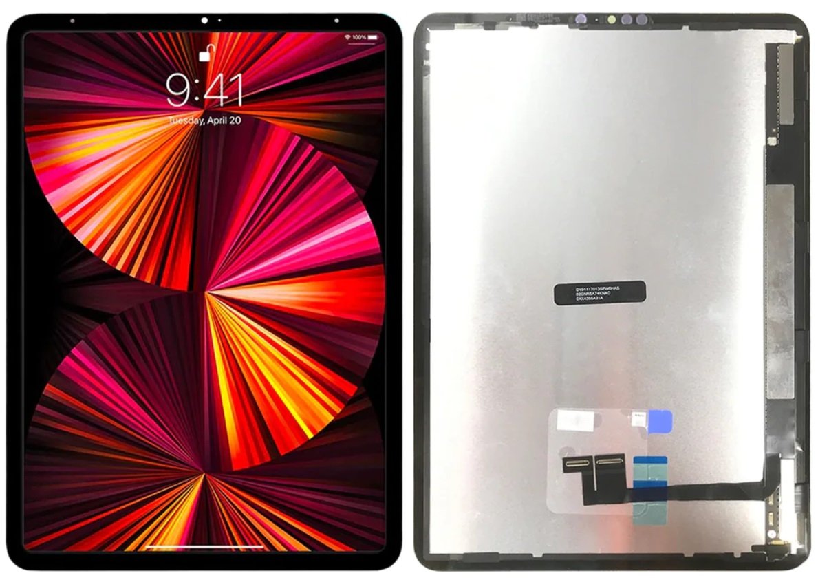 Oryginalny wyświetlacz LCD + ekran dotykowy Apple iPad Pro 11 Gen 3 (Regenerowany) Czarny