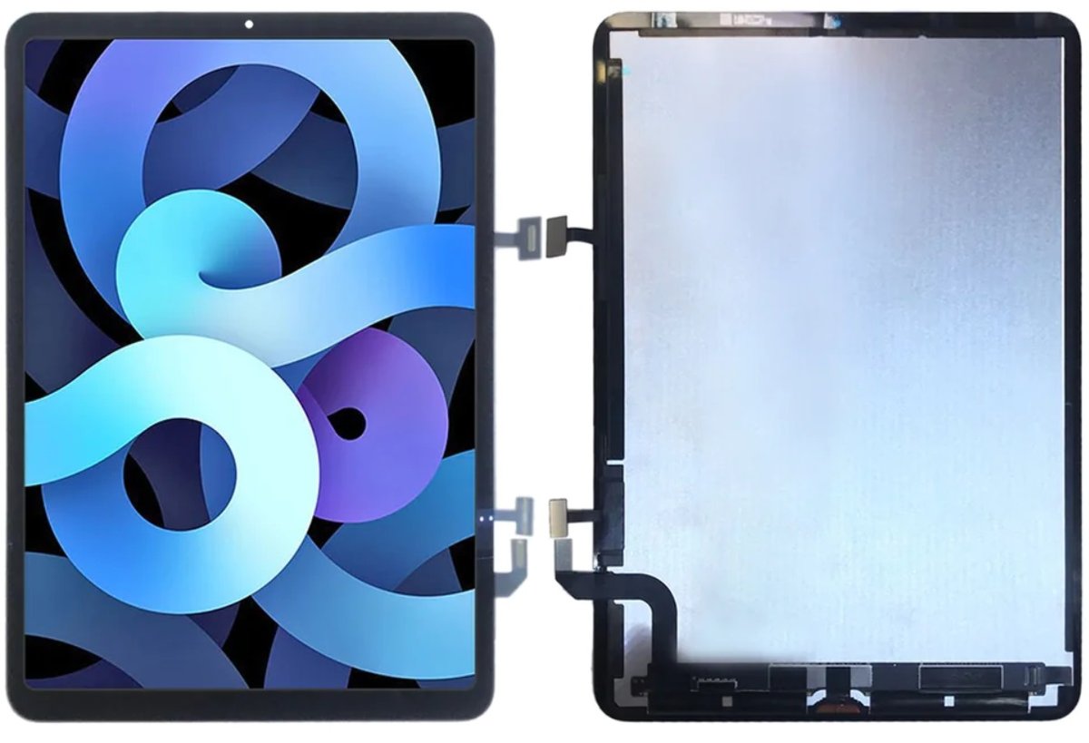 Oryginalny wyświetlacz LCD + ekran dotykowy Apple iPad Air 4 2020 A2324 A2072 A2325 (Regenerowany)  Czarny