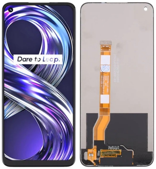 Oryginalny wyświetlacz LCD + ekran dotykowy Realme 9 PRO 5G RMX3471 RMX3474 (Regenerowany) Czarny