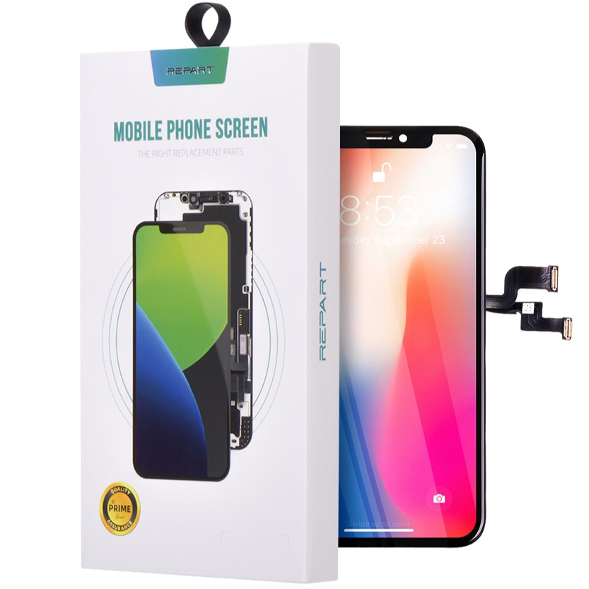 Wyświetlacz REPART do iPhone X Soft OLED szybka dotyk digitizer