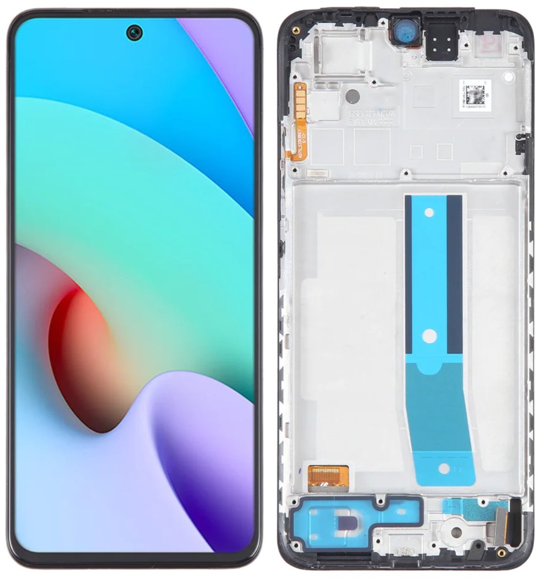 Wyświetlacz LCD + ekran dotykowy Xiaomi Redmi Note 11 OLED Ramka czarna