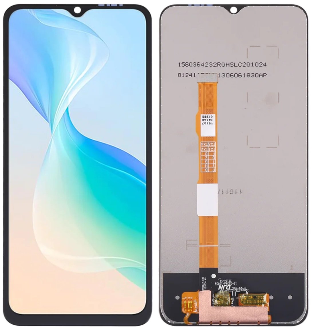 Oryginalny wyświetlacz LCD + ekran dotykowy VIVO Y72 5G (Regenerowany) Czarny